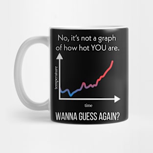 Global temperature graph Mug